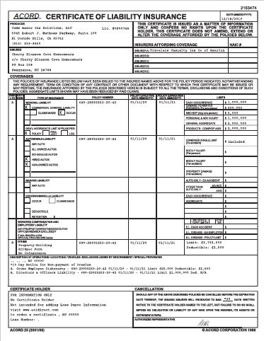 HOA Documents and Bylaws